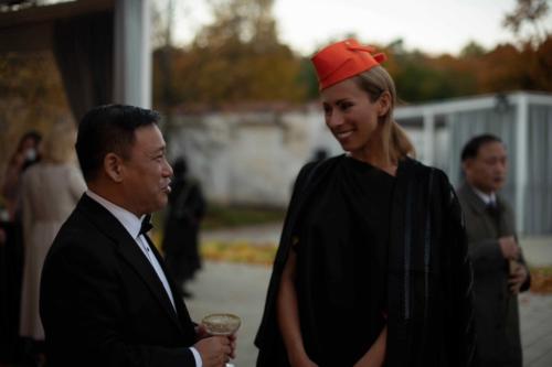 Kinijos ambasadorius Shen Zhifei ir Jolanta Sadauskiene